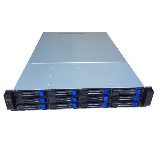 TGC Rack Mountable Server Chassis 2U 680mm, 12 x 3.5" Hot-Swap Bays, up to E-ATX Motherboard, 7x LP PCIe, 2U PSU Required-0