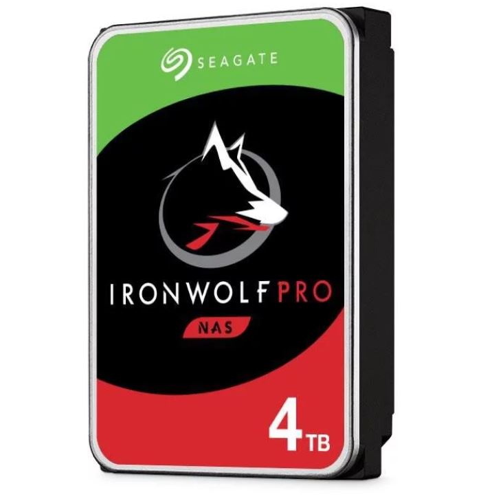 Seagate 4TB 3.5" IronWolf Pro NAS  SATA3 NAS 24x7 Performance HDD (ST4000NE001) 5 Years Warranty-0