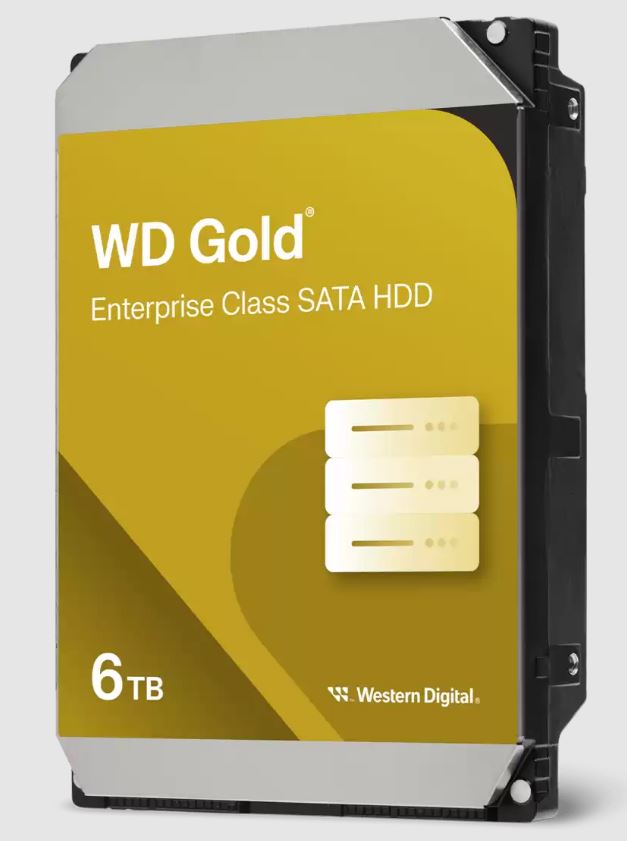 Western Digital 6TB 3.5" WD Gold Enterprise Class SATA 6 Gb/s HDD 7200 RPM  CMR  Cache Size  256MB  5-Year Limited Warranty-0