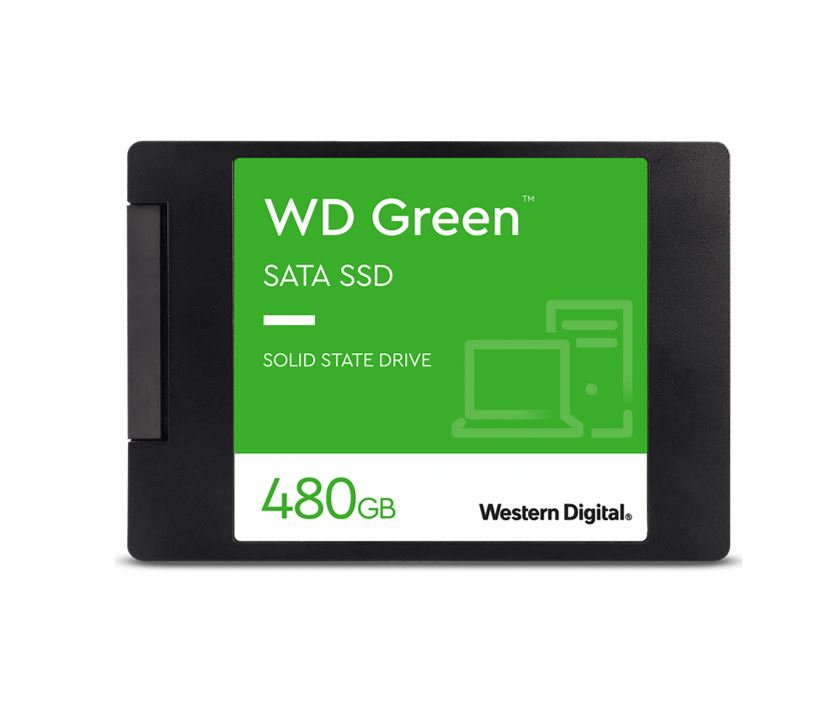 Western Digital WD Green 480GB 2.5" SATA SSD 545R/430W MB/s 80TBW 3D NAND 7mm 3 Years Warranty-0
