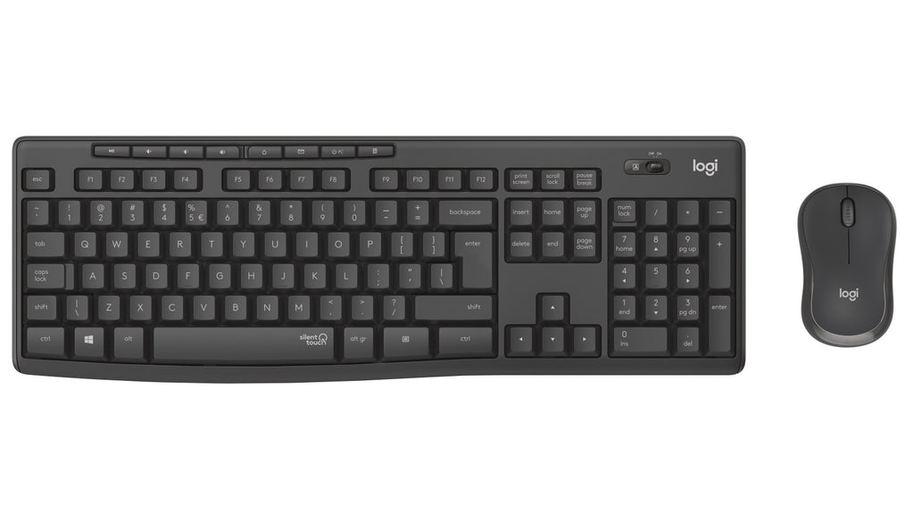 Logitech MK295 WIRELESS SILENT  KEYBOARD AND MOUSE COMBO, 2.4GHZ USB RECEIVER - 1YR WTY-0