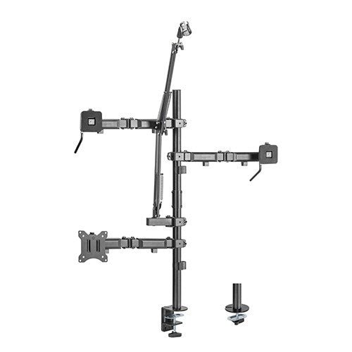 Brateck Single-Monitor All-in-One Studio Setup Desktop Mount Fix 17"-32" Up to 9kg(LS)-0
