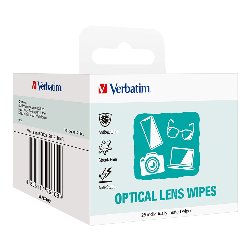 Verbatim Lens Cleaning Wipes - 25pcs-0