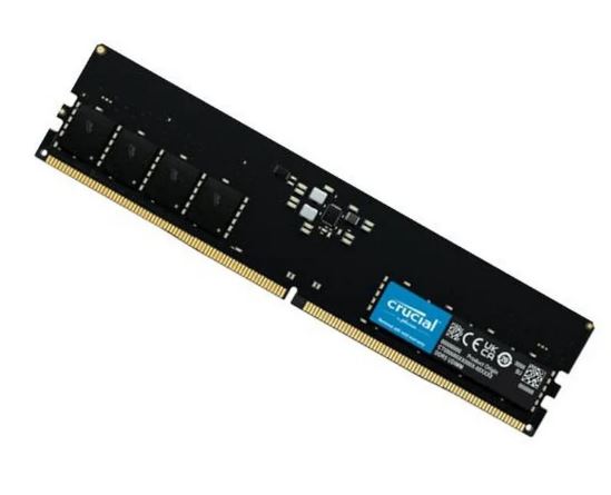 Crucial 8GB (1x8GB) DDR5 UDIMM 5200MHz CL42 Desktop PC Memory ~CT8G48C40U5-0