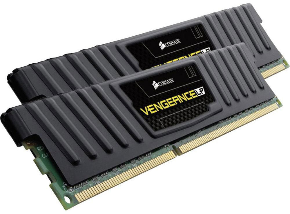 Corsair Vengeance Low Profile 16GB (2x8GB) DDR3 UDIMM 1600MHz C10 Desktop Gaming Memory Black-0