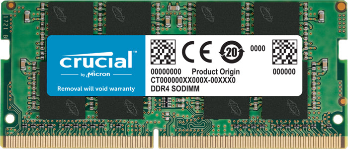 Crucial 8GB (1x8GB) DDR4 SODIMM 3200MHz CL22 1.2V Notebook Laptop Memory RAM-0
