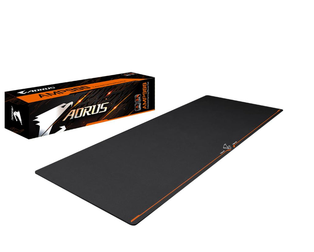 Gigabyte AORUS AMP900 Extended Gaming Mouse Pad Micro Pattern Desk-sized Spill resistant High-density Rubber Base 900*360*3 mm-0