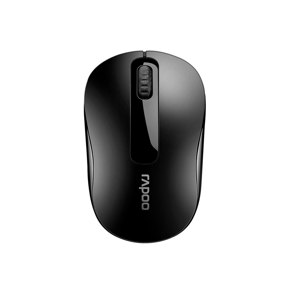 RAPOO M10 PLUS  2.4GHz Wireless Optical Mouse Black - 1000dpi 3Keys-0