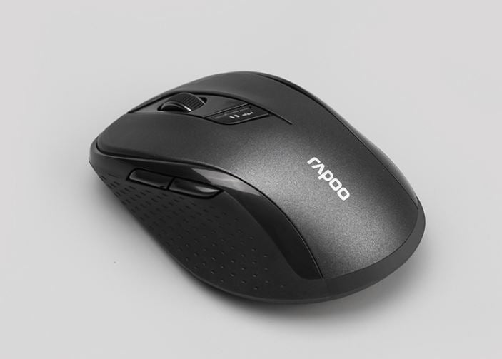 RAPOO M500 Multi-Mode, Silent, Bluetooth, 2.4Ghz, 3 device Wireless Optical Mouse - Simultaneously Connect Multiple Devices-0