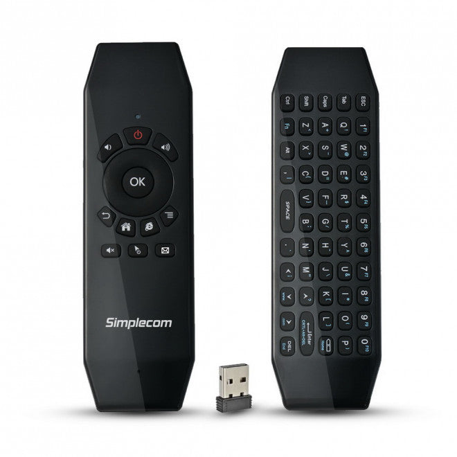 Simplecom RT150 2.4GHz Wireless Remote Air Mouse Keyboard with IR Learning-0
