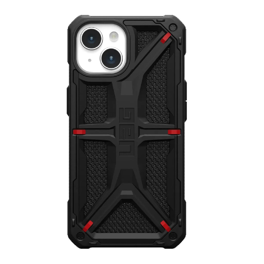 UAG Monarch Kevlar Apple iPhone 15 (6.1") Case - Kevlar Black (114289113940), 20ft. Drop Protection (6M),5 Layers of Protection,Tactical Grip-0