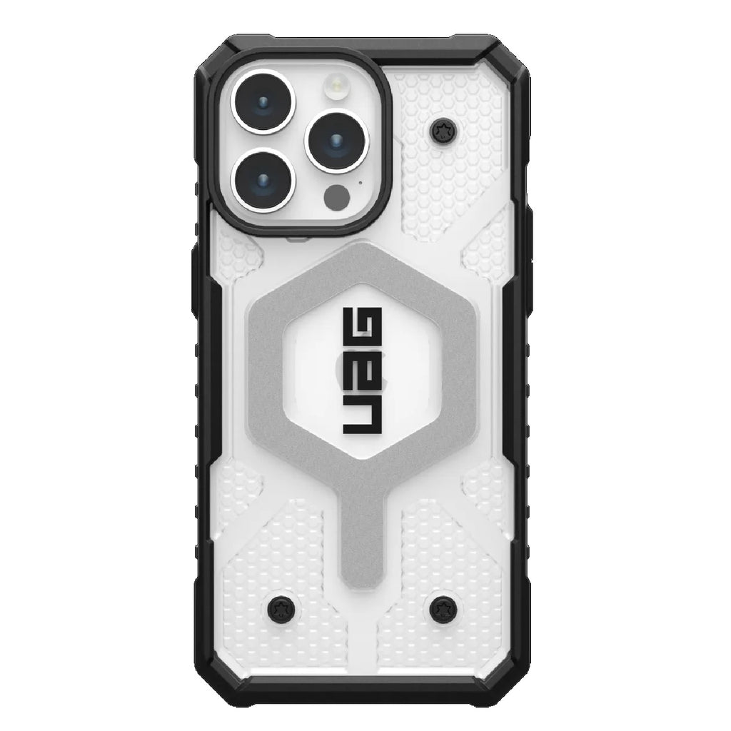 UAG Pathfinder MagSafe Apple iPhone 15 Pro Max (6.7") Case - Ice (114301114343), 18ft. Drop Protection (5.4M), Tactical Grip, Raised Screen Surround-0
