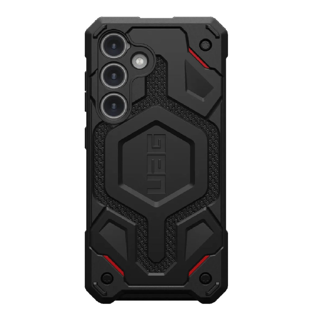 UAG Monarch Kevlar Samsung Galaxy S24 5G (6.2") Case - Black (214411113940), 20ft. Drop Protection (6M), Multiple Layers, Tactical Grip, Rugged-0
