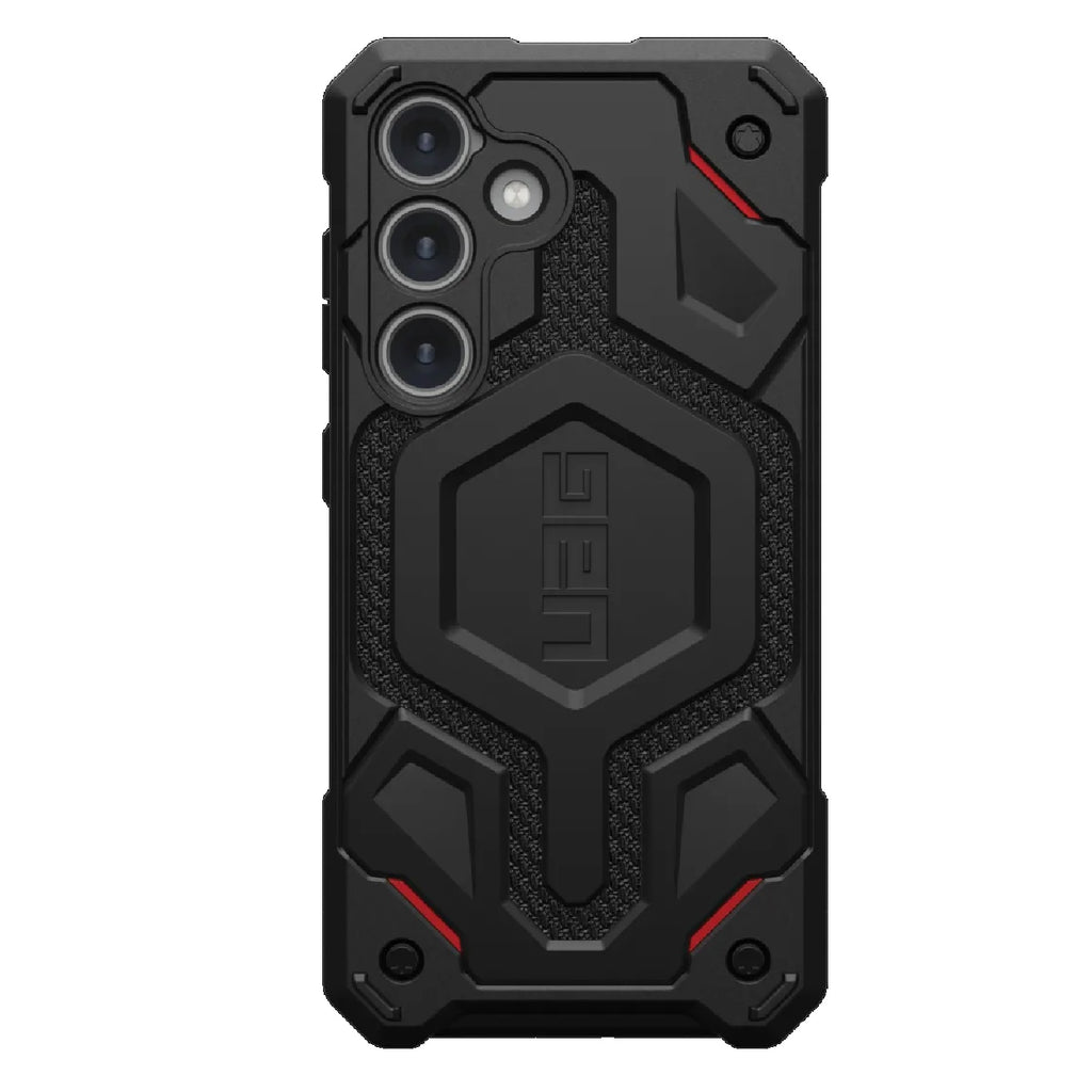 UAG Monarch Pro Magnetic Kevlar Samsung Galaxy S24 5G (6.2") Case - Black (214412113940), 25ft. Drop Protection (7.6M), Multiple Layers,Tactical Grip-0