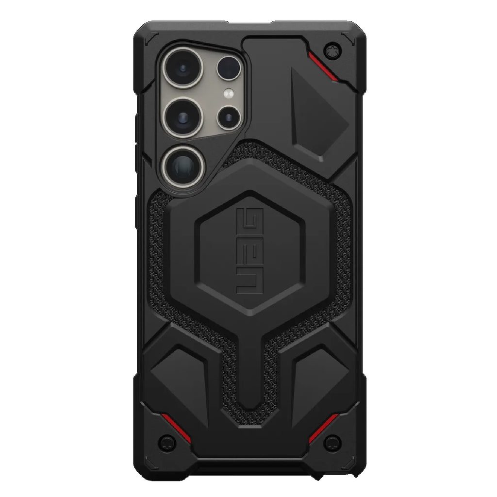 UAG Monarch Kevlar Samsung Galaxy S24 Ultra 5G (6.8") Case - Black (214415113940), 20 ft. Drop Protection (6M), Multiple Layers,Tactical Grip,Rugged-0