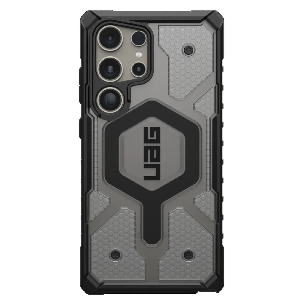 UAG Pathfinder Clear Pro Magnetic Samsung Galaxy S24 Ultra 5G (6.8") Case - Ice (214427114343), 18ft. Drop Protection (5.4M), Raised Screen Surround-0