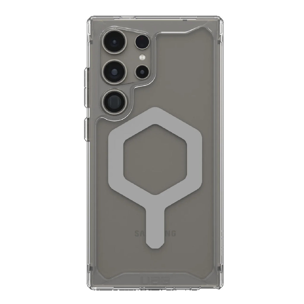 UAG Plyo Pro Magnetic Samsung Galaxy S24 Ultra 5G (6.8") Case - Ice/Silver (214431114333),16ft. Drop Protection (4.8M),Armored Shell,Air-Soft Corners-0