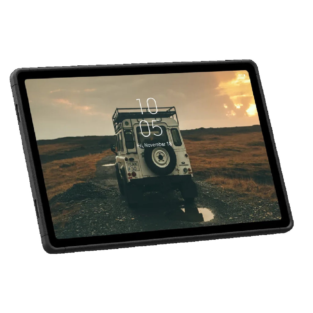 UAG Scout Samsung Tab A9+ (11") with Kickstand  Handstrap Case - Black(224450114040), DROP+ Military Standard, Impact-Resistant Core, Featherlight-0