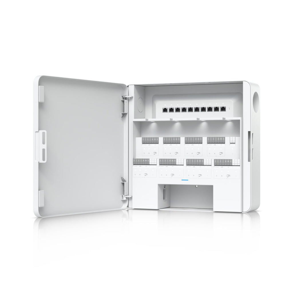 Ubiquiti Enterprise Access Hub, With Entry And Exit Control to Eight Doors, Battery Backup Support,(8) Lock terminals (12V or Dry), Incl 2Yr Warr-0