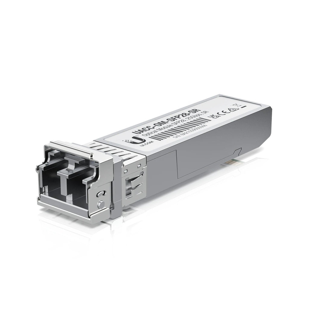 Ubiquiti 25 Gbps Multi-Mode Optical Module, Short-range, SFP28-compatible Optical Transceiver Module, Connections Up To 100 m, Incl 2Yr Warr-0