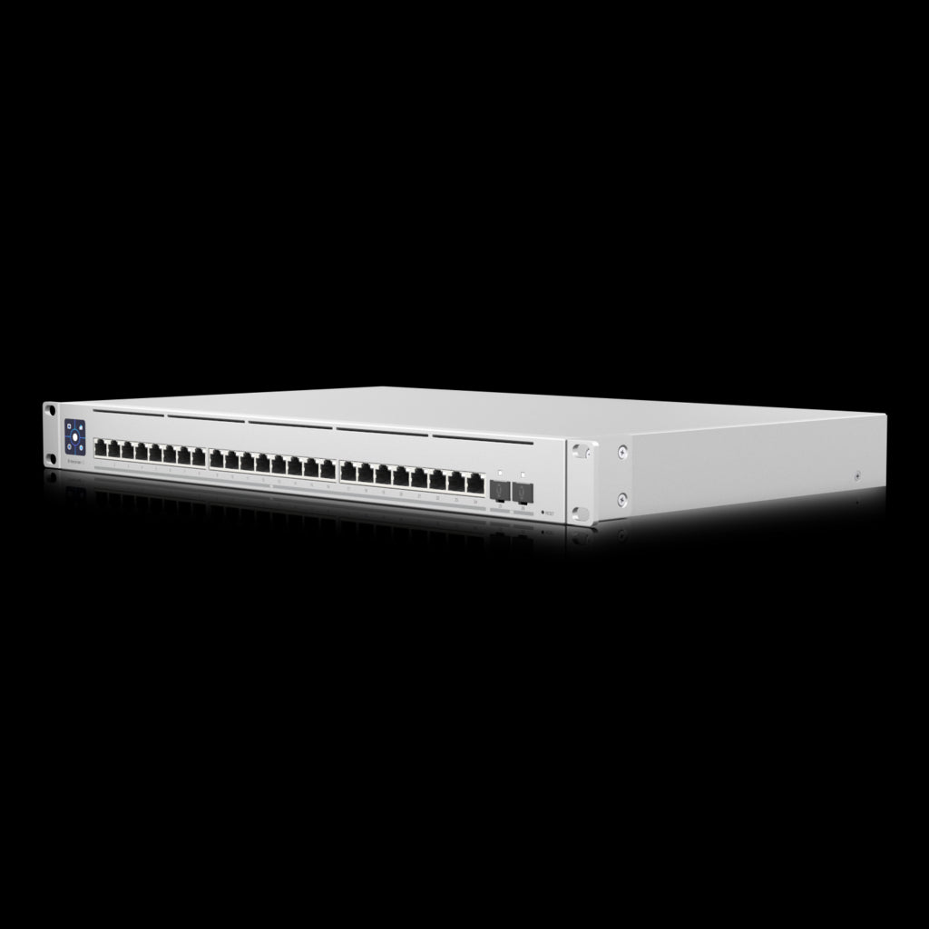Ubiquiti Switch Enterprise 24-port Switch 24x10GbE Ports, 2x 25G SFP28 Ports For Uplinks, Managed Layer 3 Switch, Incl 2Yr Warr-0