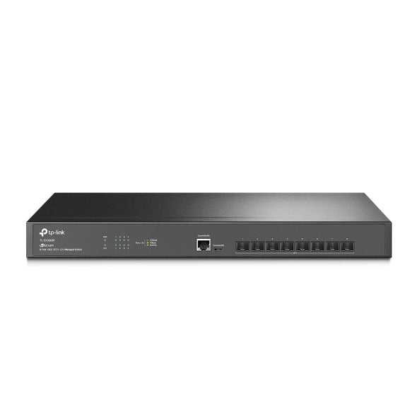 TP-Link TL-SX3008F JetStream 8-Port 10GE SFP+ L2+ Managed Switch, SFP+, Omada SDN, Static Routing, L2/L3/L4 QoS, IGMP snooping, Standalone Management-0