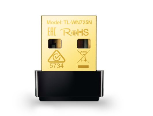 TP-Link TL-WN725N N150 Nano Wireless N USB Adapter 2.4GHz (150Mbps) 1xUSB2 802.11bgn Internal Antenna miniature design for Notebook Laptop-0