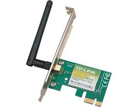 TP-Link TL-WN781ND N150 Wireless N PCI Express Adapter 2.4GHz (150Mbps) 802.11bgn 1x2dBi Detachable Omni Directional Antennas WPA/WPA2-0