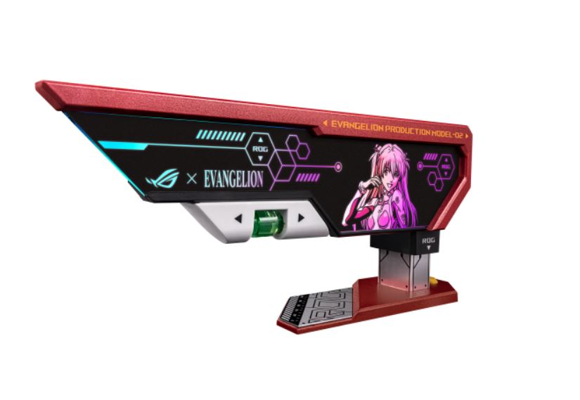 ASUS ROG Herculx Graphics Card Holder EVA-02 Edition, Embedded 3D ARGB Compatible With Aura Sync-0
