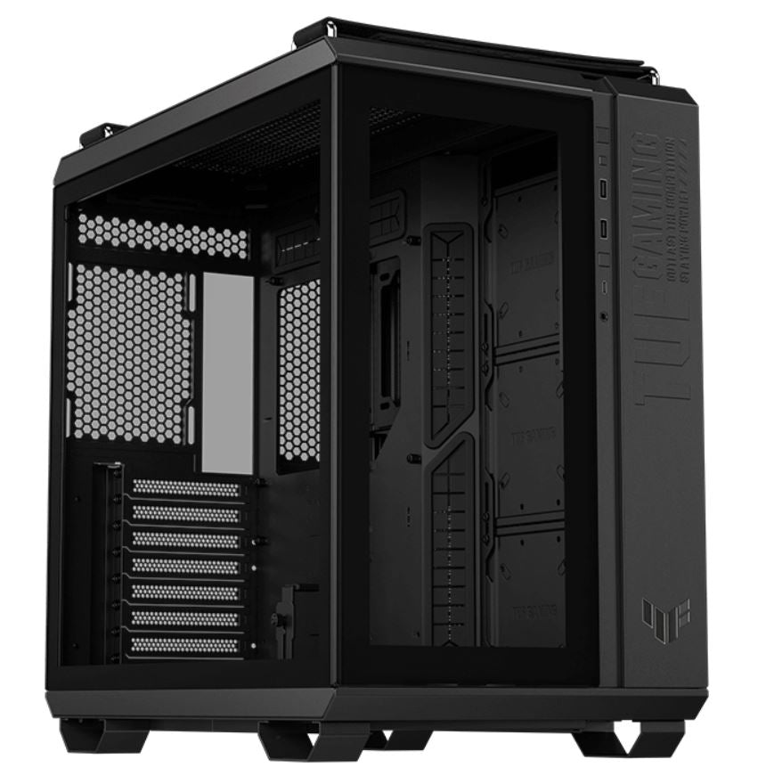 ASUS GT502 TUF Gaming Case Black ATX Mid Tower Case,Tool-Free Side Panels,Tempered Glass,8 Expansion Slots,4 x 2.5"/3.5" Combo Bay-0