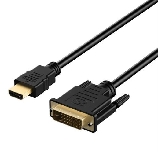 8ware 2m HDMI to DVI-D Adapter Converter Cable - Retail Pack Male to Male 30AWG Gold Plated PVC Jacket for PS4 PS3 Xbox Monitor PC Computer Projector-0