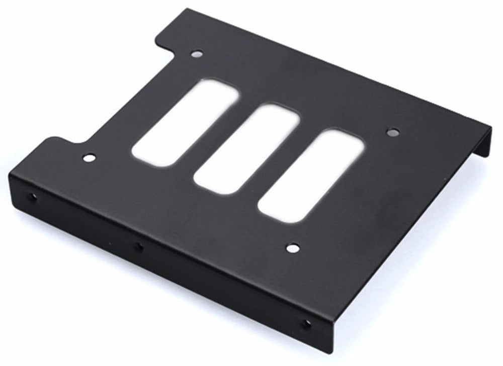Aywun 2.5" to 3.5" Bracket Metal. Supports SSD.  Bulk Pack no screw.  *Some cases may not be compatible as screw holes may required to be drilled.-0