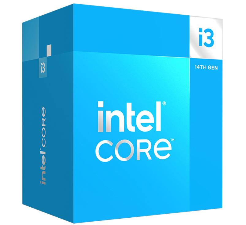 Intel i3 14100 CPU 3.5GHz (4.7GHz Turbo) 14th Gen LGA1700 4-Cores 8-Threads 17MB 60W UHD Graphics 730 Retail Raptor Lake with Fan-0
