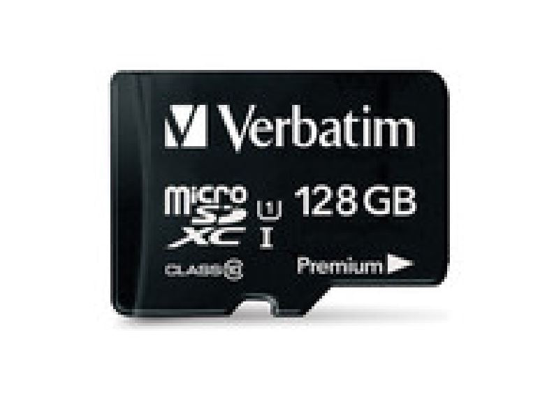Verbatim Micro SDXC 128GB (Class 10 UHS-I) w Adaptor-0