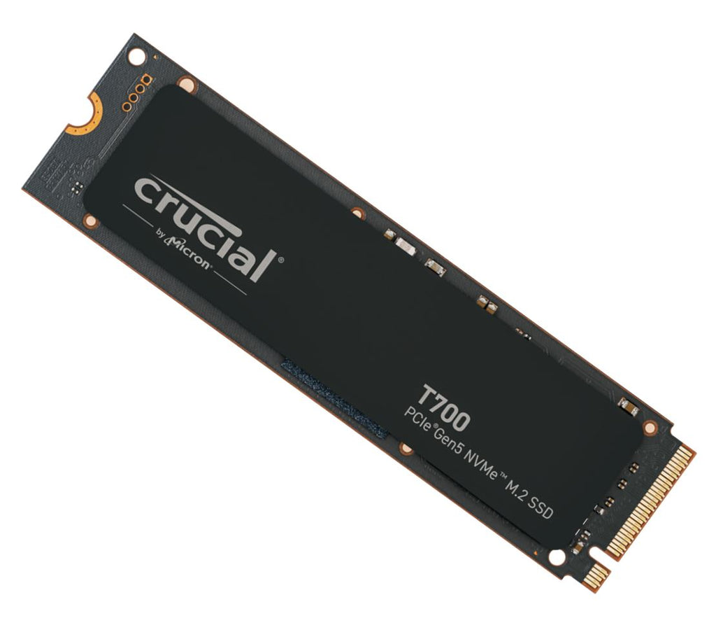 Crucial T700 4TB Gen5 NVMe SSD - 12400/11800MB/s R/W 2400TBW 1500K IOPs 1.5M hrs MTTF with DirectStorage for Intel 13th Gen  AMD Ryzen 7000-0