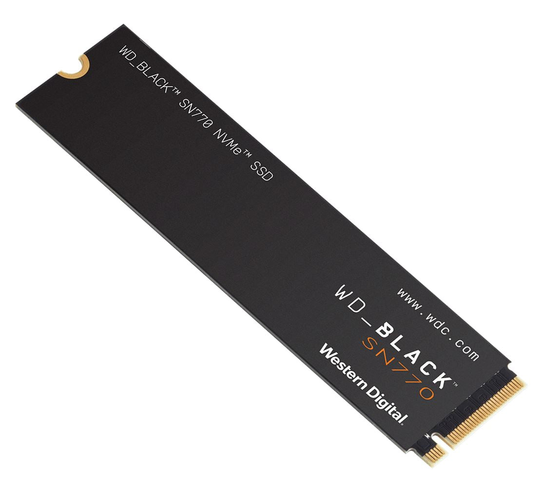 Western Digital WD Black SN770 1TB Gen4 NVMe SSD - 5150MB/s 4900MB/s R/W 600TBW 740K/800K IOPS 1.75M Hrs MTBF M.2 PCIe4.0 5yrs ~WDS100T1B0E-0