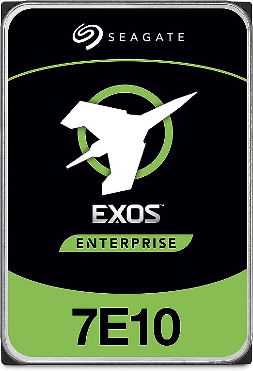 Seagate Exos 7E10 Enterprise Hard Drive 6 TB 512E/4KN, ITERNAL 3.5" SATA DRIVE, 2TB, 6GB/S, 7200RPM, 5YR WTY-0