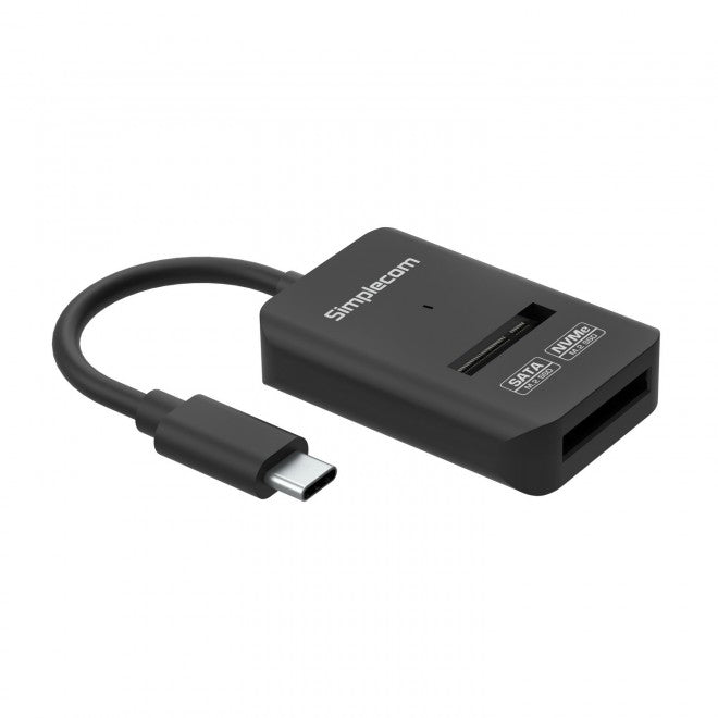 Simplecom SA506 NVMe / SATA Dual Protocol M.2 SSD to USB-C Adapter Converter USB 3.2 Gen 2 10Gbps-0