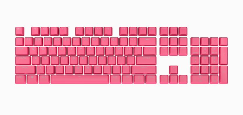 Corsair PBT Double-shot Pro Keycaps -Rogue Pink Keyboard-0