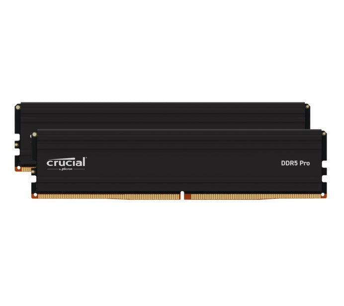 Crucial Pro 32GB (2x16GB) DDR5 UDIMM 5600MHz CL46 Black Heat Spreader Support Intel XMP AMD EXPO for Desktop PC Gaming Memory-0