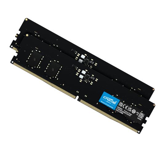 Crucial 16GB (2x8GB) DDR5 UDIMM 4800MHz CL40 Desktop PC Memory-0