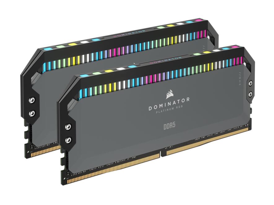 Corsair Dominator Platinum RGB 64GB (2x32GB) DDR5 UDIMM 5600Mhz C40 1.25V Black Desktop PC Gaming Memory for AMD Expo Ryzen 7000 Series-0