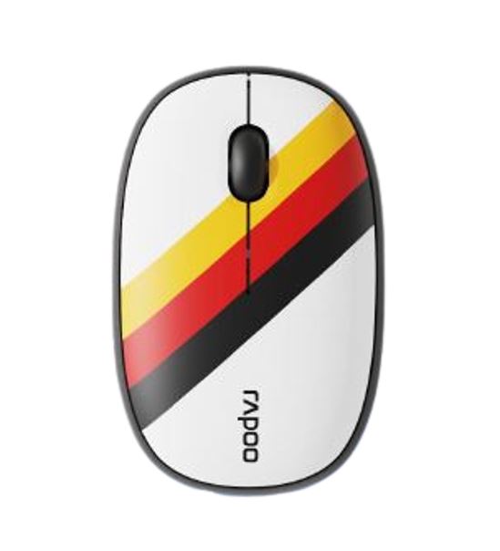 (LS) RAPOO Multi-mode wireless Mouse  Bluetooth 3.0, 4.0 and 2.4G Fashionable and portable, removable cover Silent switche 1300 DPI Germany- world cup-0