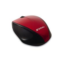 Verbatim MultiTrac Red Mouse Blue LED, Wireless Optical-0