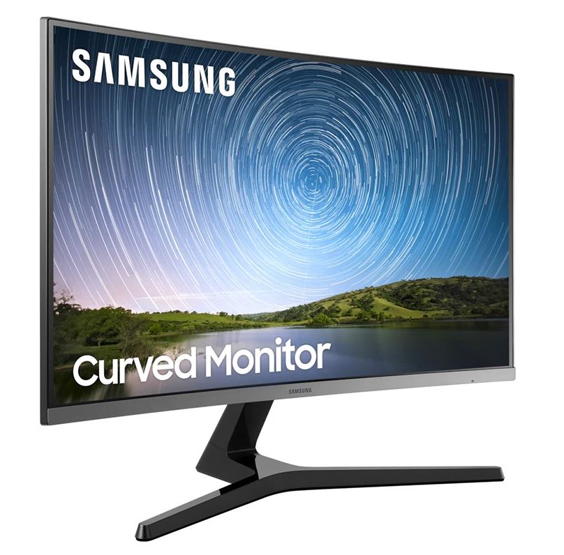 Samsung R500 32"/31.5" FHD 75Hz FreeSync Curved Gaming Monitor 1920x1080 4ms 16.7M 1500R Tilt VESA D-Sub HDMI Bezeless Game Mode Flicker Free-0