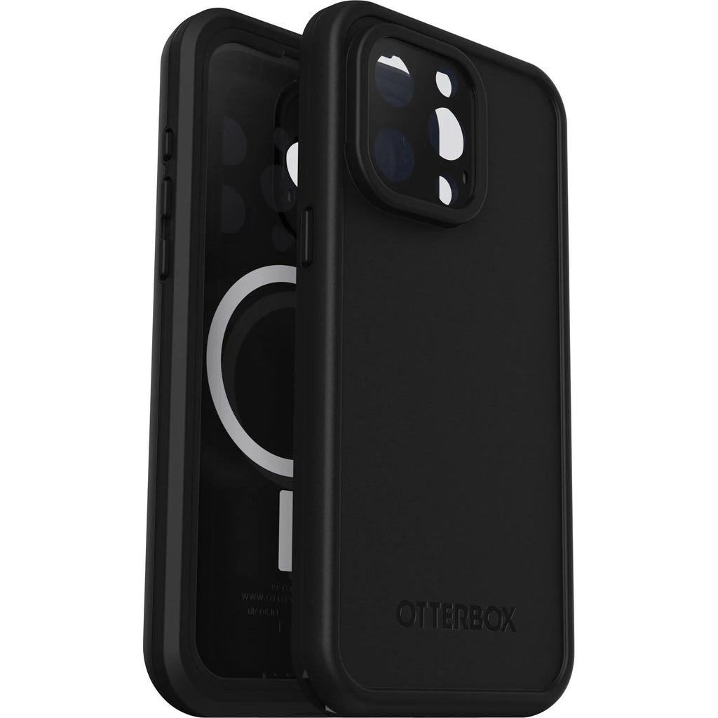 OtterBox Fre MagSafe Apple iPhone 15 Pro Max (6.7") Case Black - (77-93429), DROP+ 5X Military Standard, 2M WaterProof-0