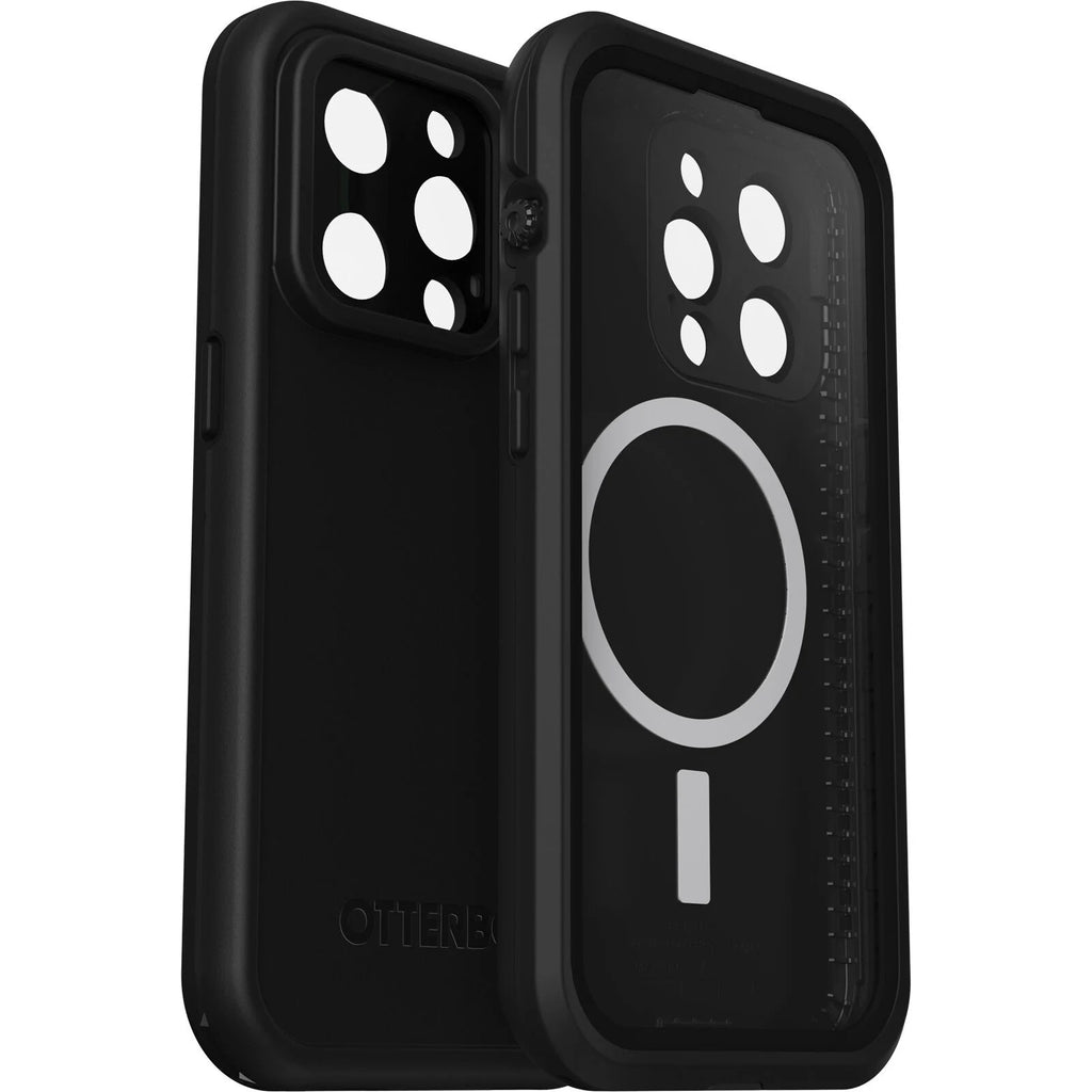 OtterBox FRE Magsafe Apple iPhone 14 Pro Case Black - (77-90172), DROP+ 5X Military Standard, 2M WaterProof, Built-In Screen Protector,360° Protection-0