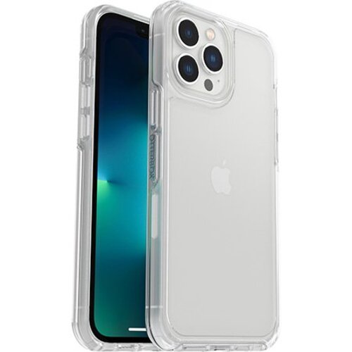 OtterBox Symmetry Clear Apple iPhone 13 Pro Max / iPhone 12 Pro Max Case Clear - (77-83505), Antimicrobial, DROP+ 3X Military Standard, Raised Edges-0