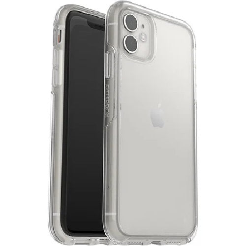 OtterBox Symmetry Clear Apple iPhone 11 Case Clear - (77-62474), Antimicrobial, DROP+ 3X Military Standard,Raised Edges,Ultra-Sleek,Durable Protection-0