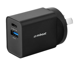 mbeat® Gorilla Power Dual Port 18W USB-C PD  QC 3.0 Charger-0